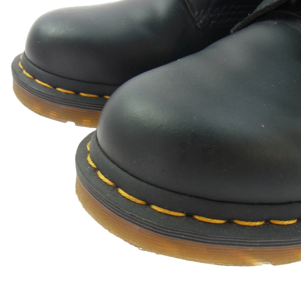 Dr.Martens ドクターマーチン 1460 8ホール レースアップ レザー ブーツ ブラック系 UK6【中古】