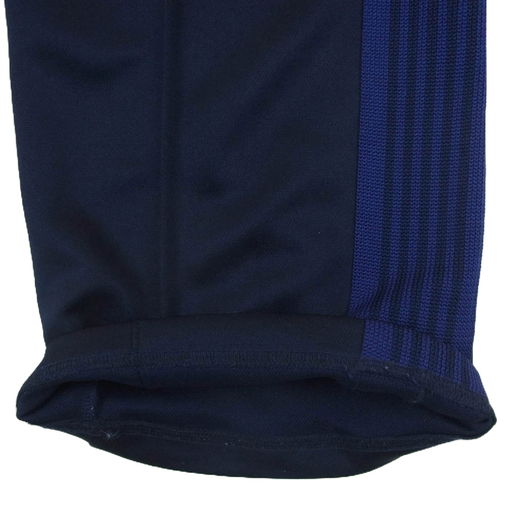Needles ニードルス 23AW NS246 TRACK PANTS POLY SMOOTH パピヨン刺繍 サイドライン トラック パンツ ジャージ ネイビー系 パープル系 S【中古】