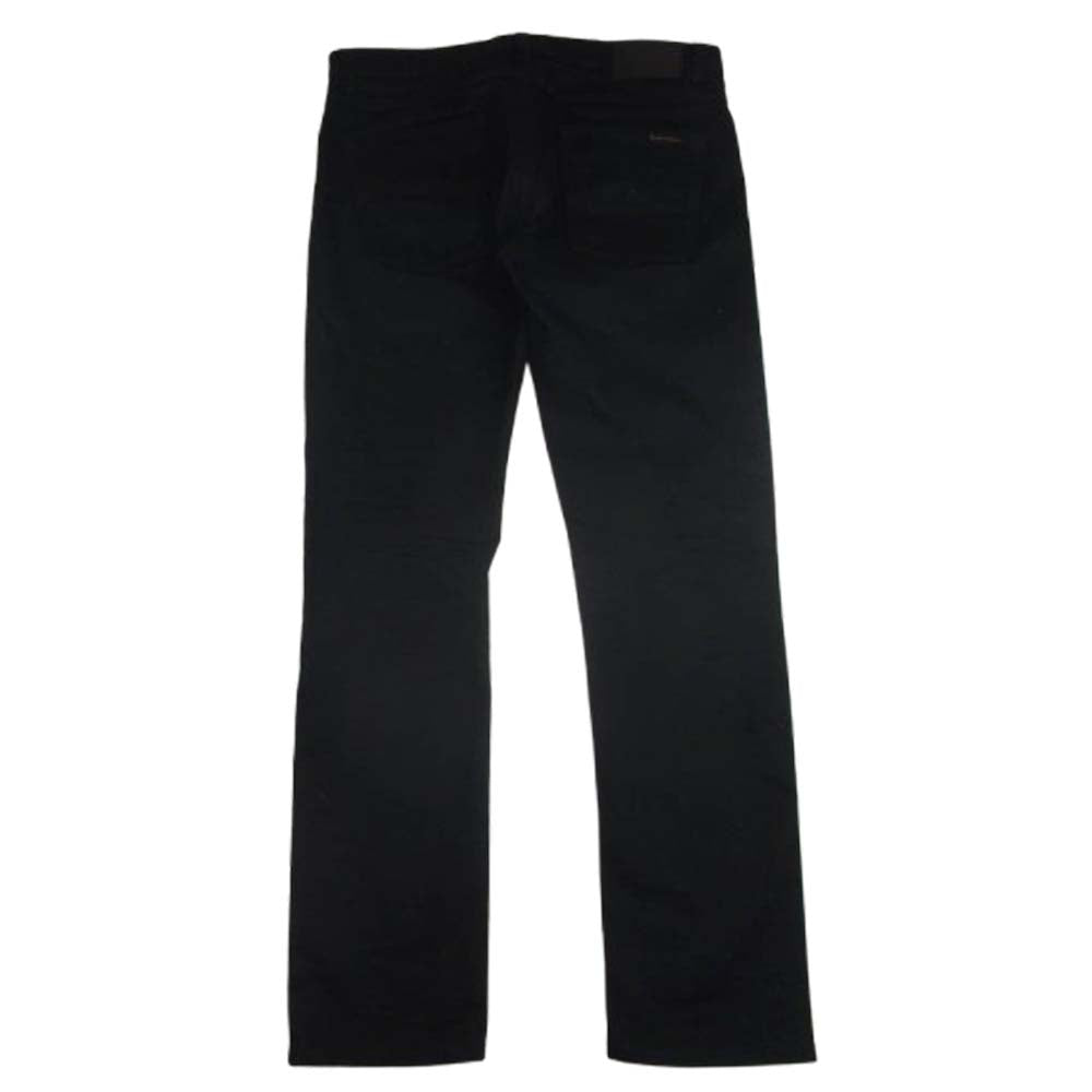 Nudie Jeans ヌーディージーンズ 1012725 LEAN DEAN ボタンフライ ブラック デニム パンツ ブラック系 W34L32【中古】