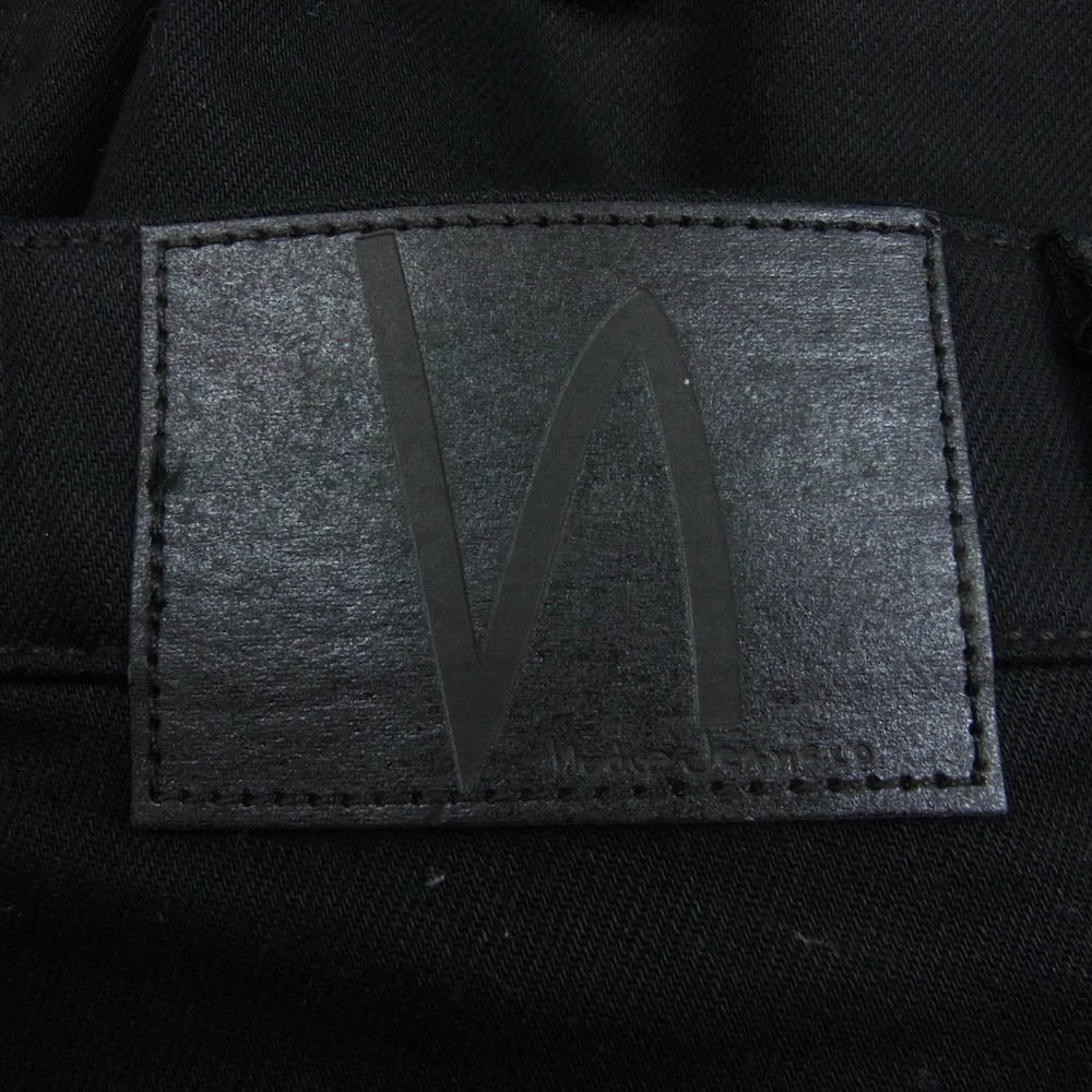 Nudie Jeans ヌーディージーンズ 1012725 LEAN DEAN ボタンフライ ブラック デニム パンツ ブラック系 W34L32【中古】