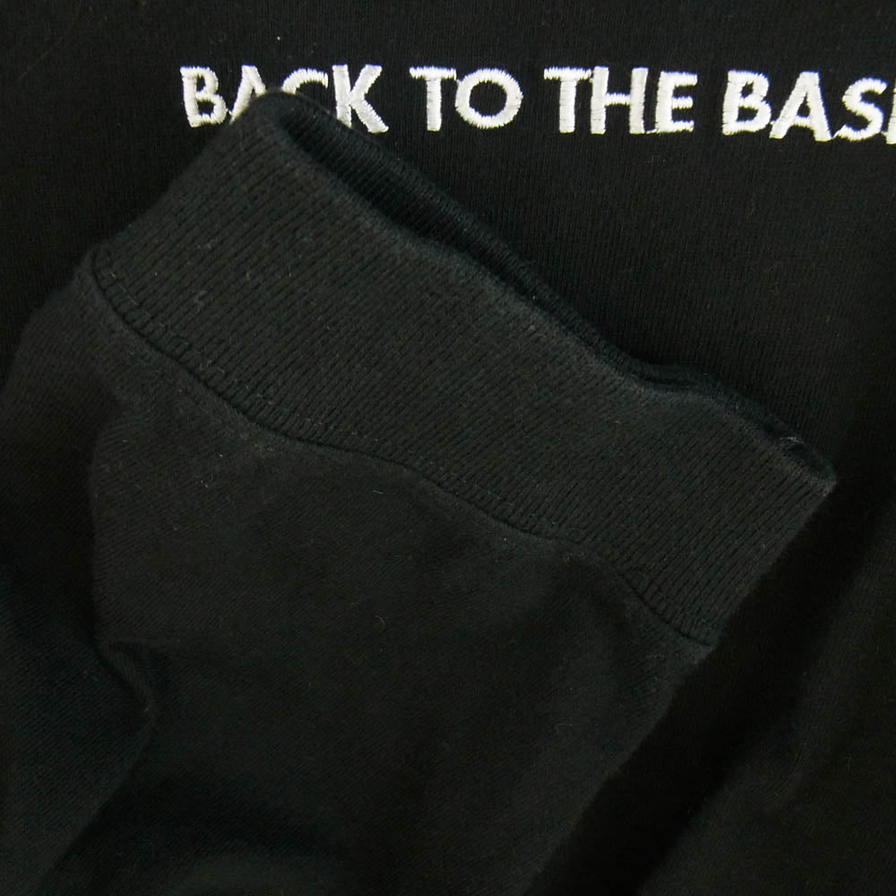 WIND AND SEA ウィンダンシー WDS-CS-249 BACK TO THE BASIC ロゴ 長袖 Tシャツ ブラック系 XL【中古】