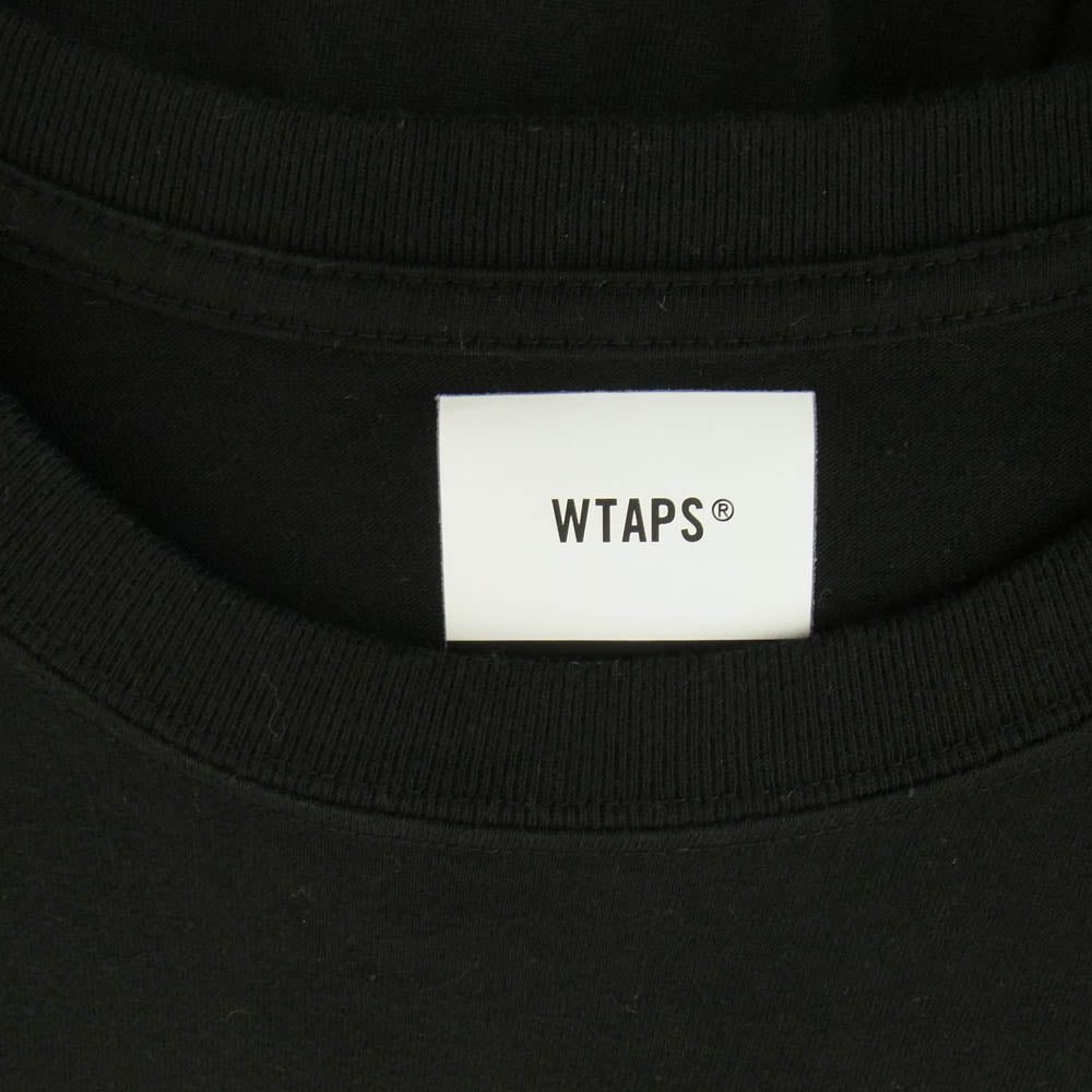WTAPS ダブルタップス FABRICATION TEE ファブリクッション 半袖 Tシャツ ブラック系 03【中古】