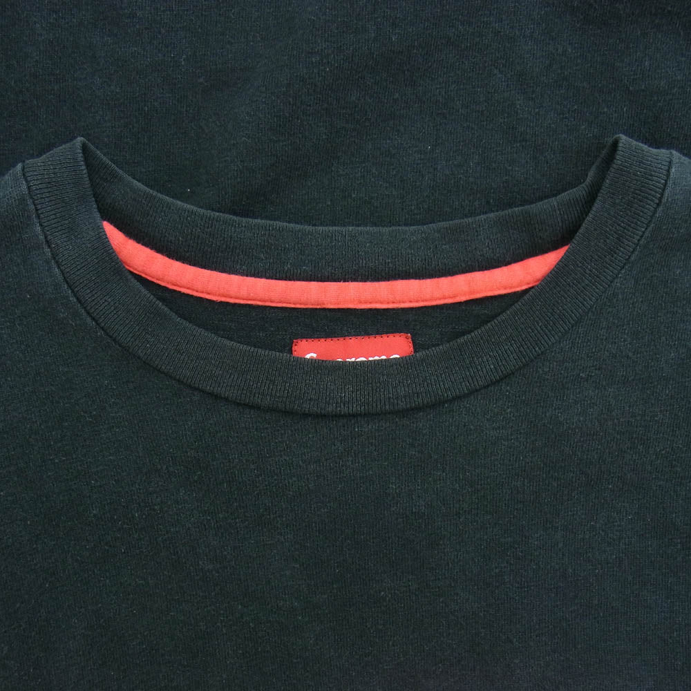 Supreme シュプリーム Pocket L/S Tee ポケット 長袖 Ｔシャツ ブラック系 M【中古】