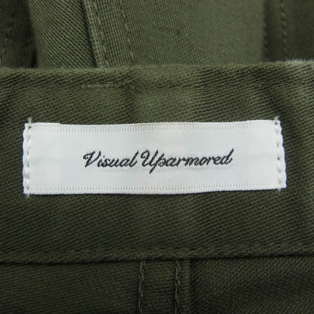 WTAPS ダブルタップス BRDT-PTM01 TROUSERS COTTON SATIN トラウザーズ オリーブドラブ ベイカーパンツ カーキ系 03【中古】