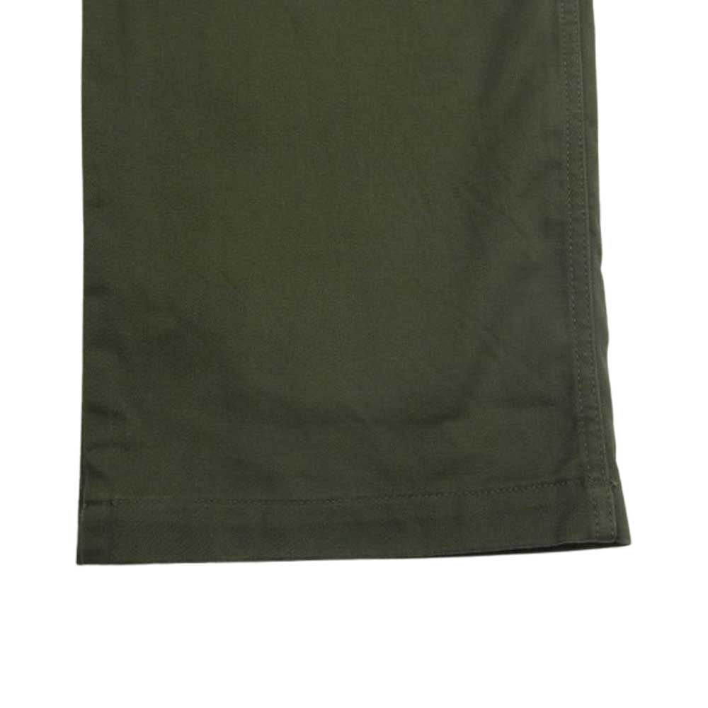 WTAPS ダブルタップス BRDT-PTM01 TROUSERS COTTON SATIN トラウザーズ オリーブドラブ ベイカーパンツ カーキ系 03【中古】