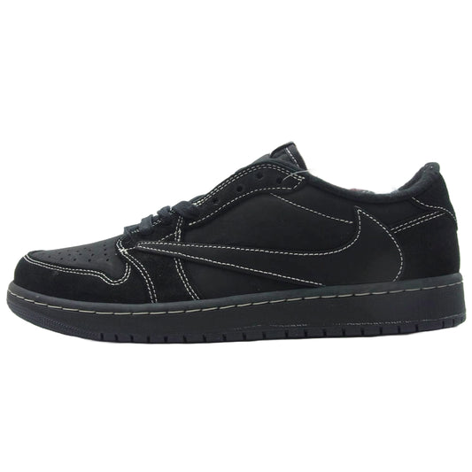 NIKE ナイキ DM7866-001 フェイクバスターズ鑑定済 Travis Scott Air Jordan 1 Low OG SP Black Phantom トラヴィススコット エアジョーダン1 ロー OG SP ブラック ファントム スニーカー ブラック系 28.5cm【新古品】【未使用】【中古】