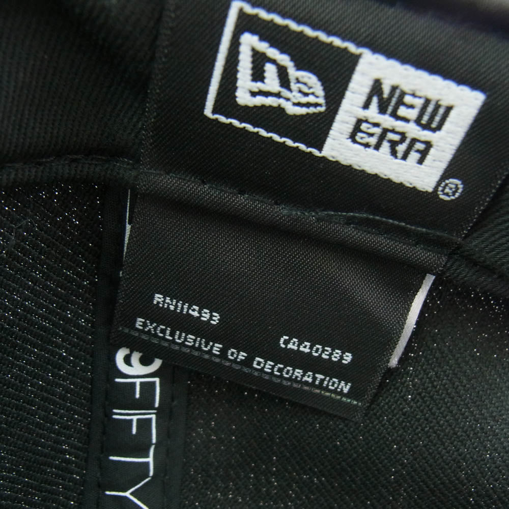 NEW ERA ニューエラ × Schott 9FIFTY SNAP BACK CAP TYPE ショット ロゴ キャップ ブラック系【中古】