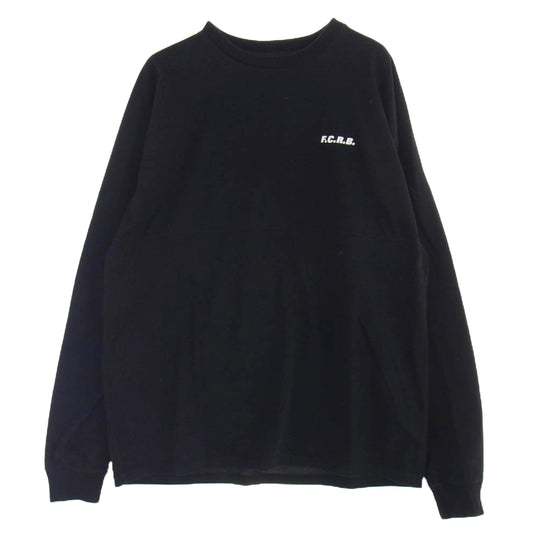 F.C.R.B. エフシーアールビー FCRB-242098 BLURRED BIG LOGO L/S TEAM BAGGY TEE(L BLACK) ビッグ ロゴ チーム バギー 長袖 Tシャツ ブラック L ブラック系 L【中古】