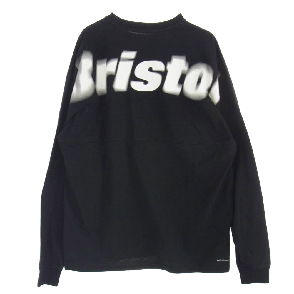 F.C.R.B. エフシーアールビー FCRB-242098 BLURRED BIG LOGO L/S TEAM BAGGY TEE(L BLACK) ビッグ ロゴ チーム バギー 長袖 Tシャツ ブラック L ブラック系 L【中古】