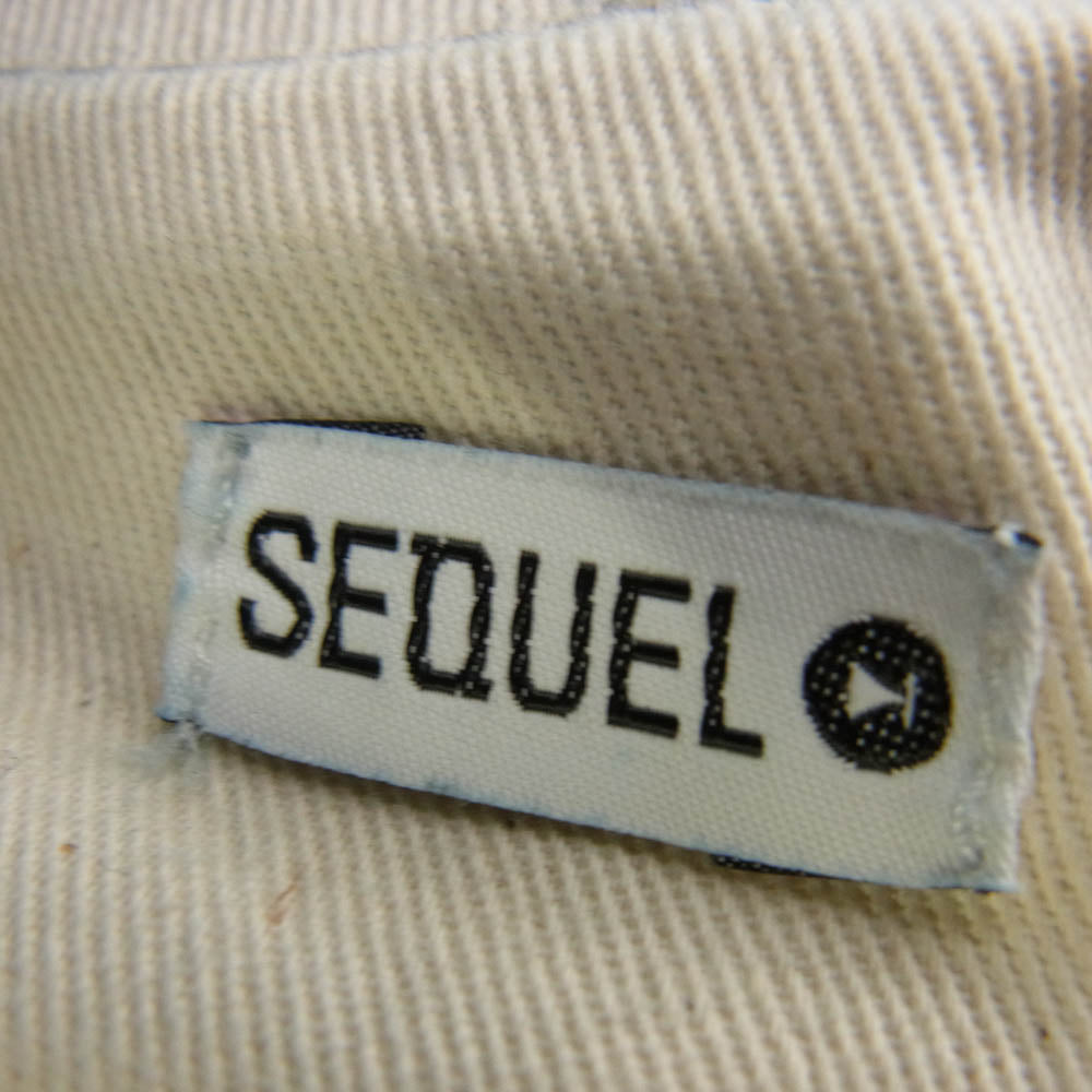 SEQUEL シークエル fragment design セルビッチ デニム パンツ XL インディゴブルー系 XL【中古】