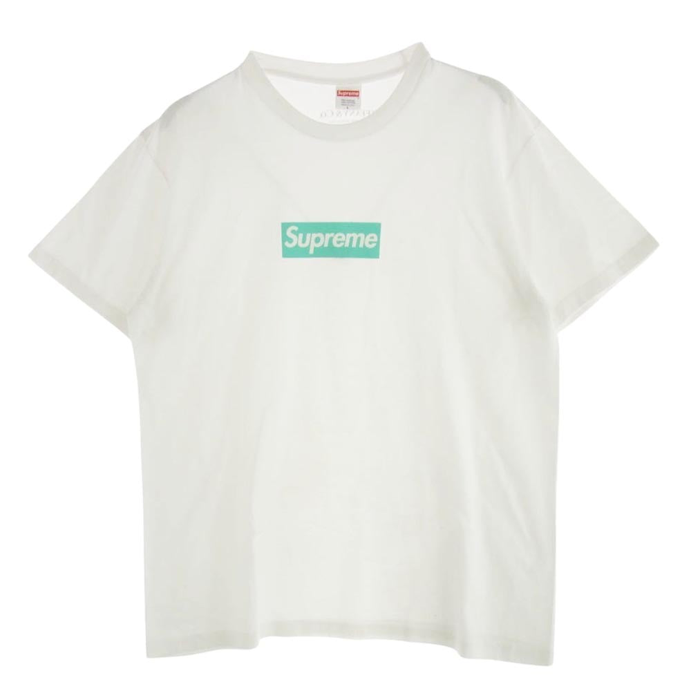 Supreme シュプリーム 21AW Tiffany & Co. Box Logo Tee White ティファニー ボックス ロゴ Tシャツ ホワイト Lサイズ ホワイト系 L【中古】