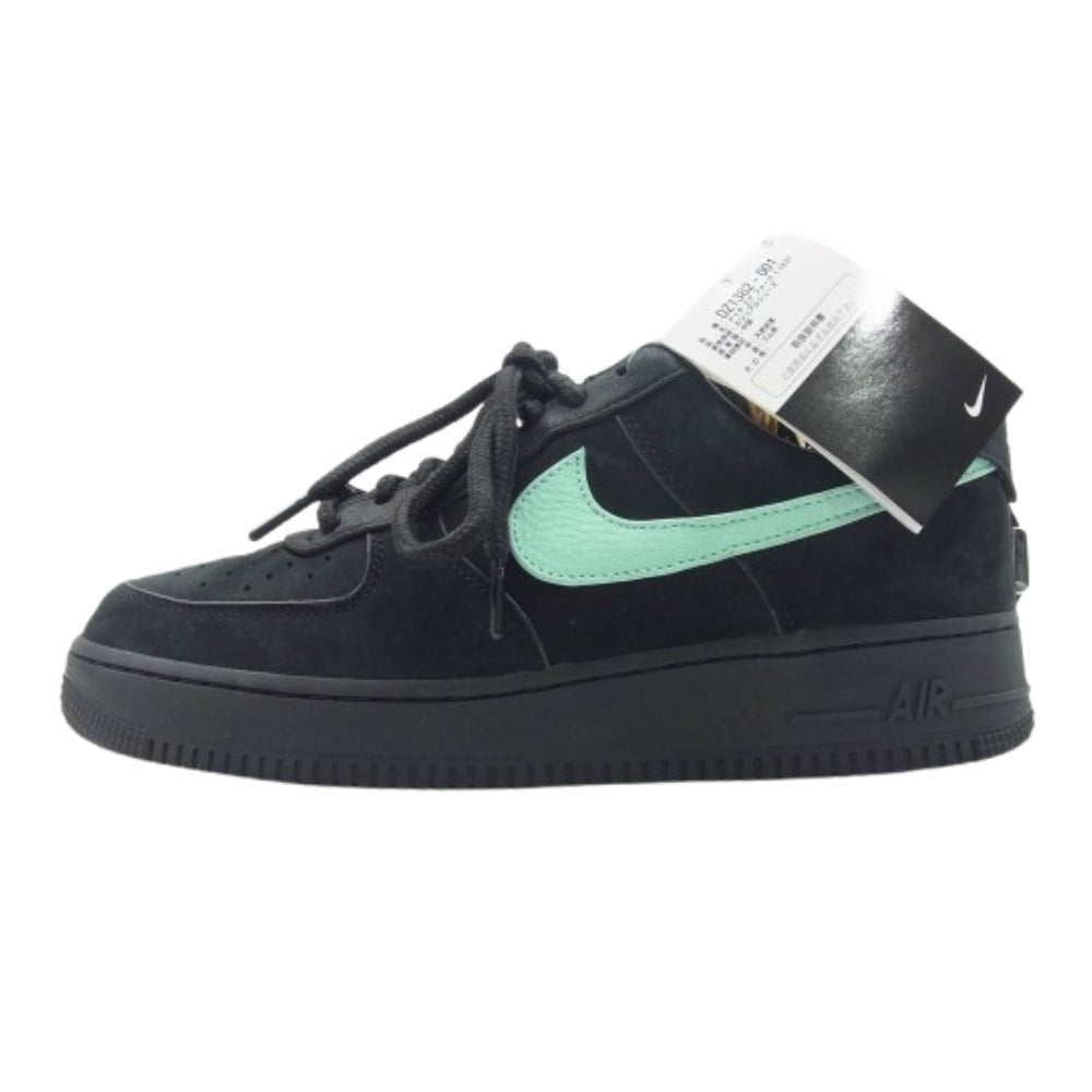 NIKE ナイキ DZ1382-001 フェイクバスターズ鑑定済 Tiffany & Co. ティファニー Air Force 1 Low 1837 エアフォース1 ローカット スニーカー ブラック系 28cm【中古】
