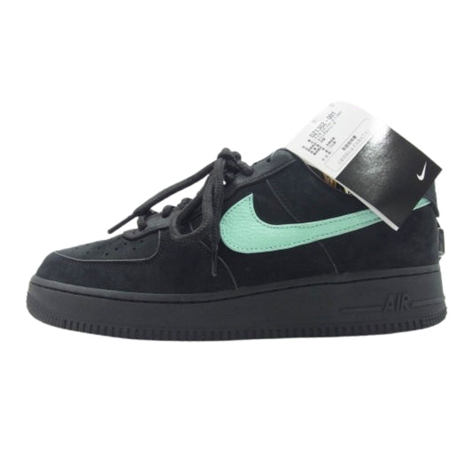 NIKE ナイキ DZ1382-001 フェイクバスターズ鑑定済 Tiffany & Co. ティファニー Air Force 1 Low 1837 エアフォース1 ローカット スニーカー ブラック系 28cm【中古】