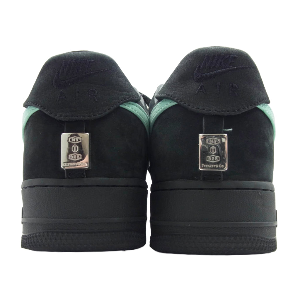 NIKE ナイキ DZ1382-001 フェイクバスターズ鑑定済 Tiffany & Co. ティファニー Air Force 1 Low 1837 エアフォース1 ローカット スニーカー ブラック系 28cm【中古】
