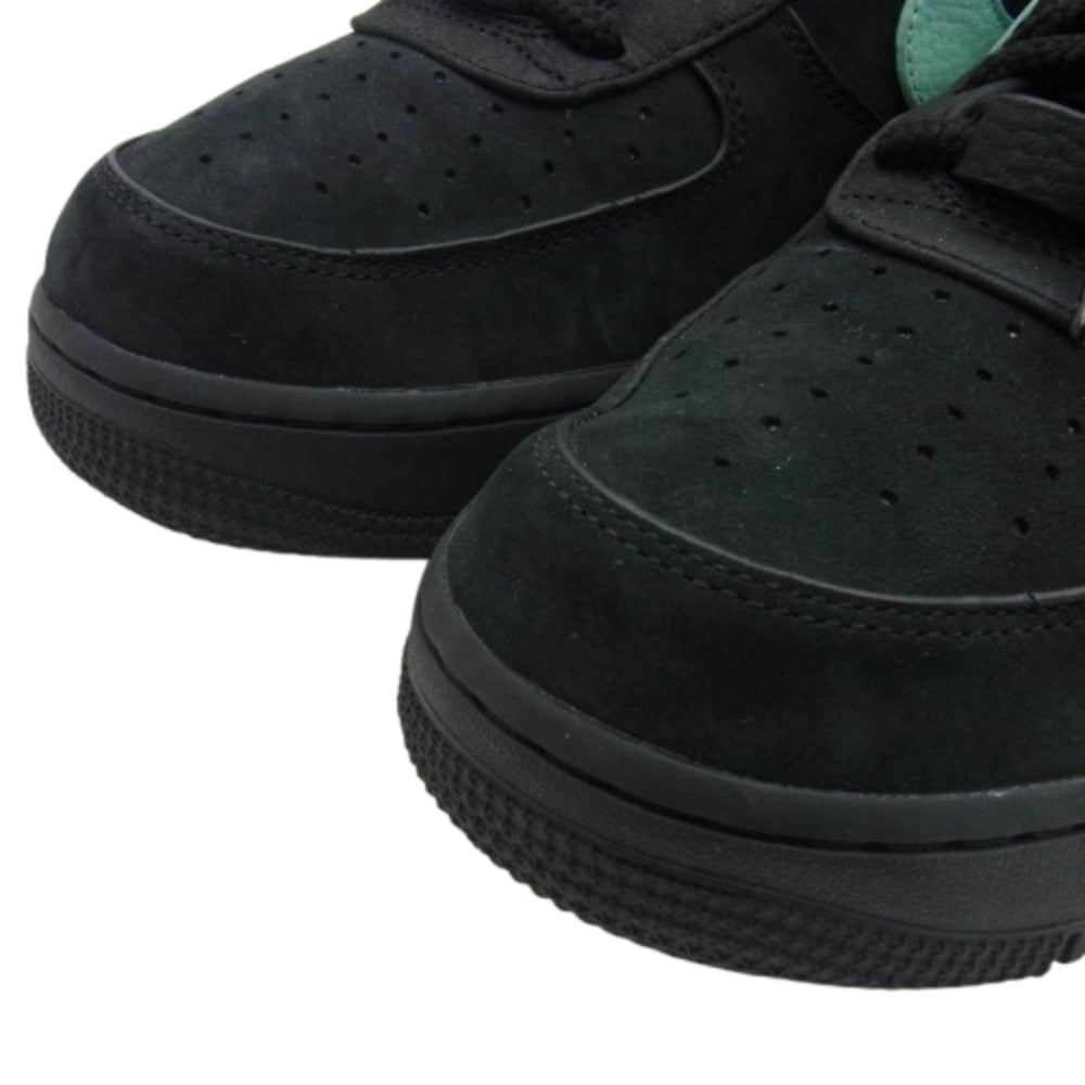 NIKE ナイキ DZ1382-001 フェイクバスターズ鑑定済 Tiffany & Co. ティファニー Air Force 1 Low 1837 エアフォース1 ローカット スニーカー ブラック系 28cm【中古】
