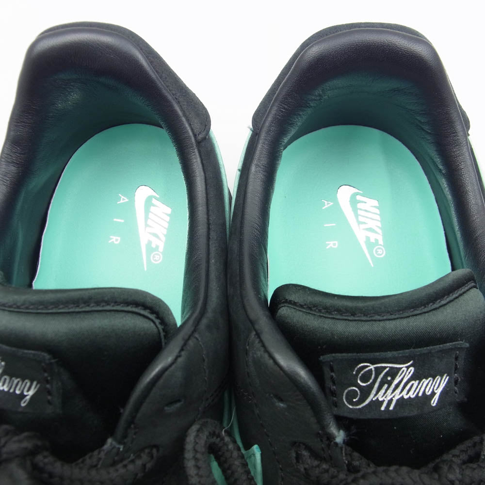 NIKE ナイキ DZ1382-001 フェイクバスターズ鑑定済 Tiffany & Co. ティファニー Air Force 1 Low 1837 エアフォース1 ローカット スニーカー ブラック系 28cm【中古】