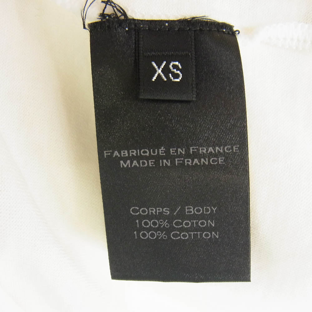 BALMAIN バルマン 14SS キメラプリント クルーネック Tシャツ 半袖カットソー オフホワイト系 XS【中古】