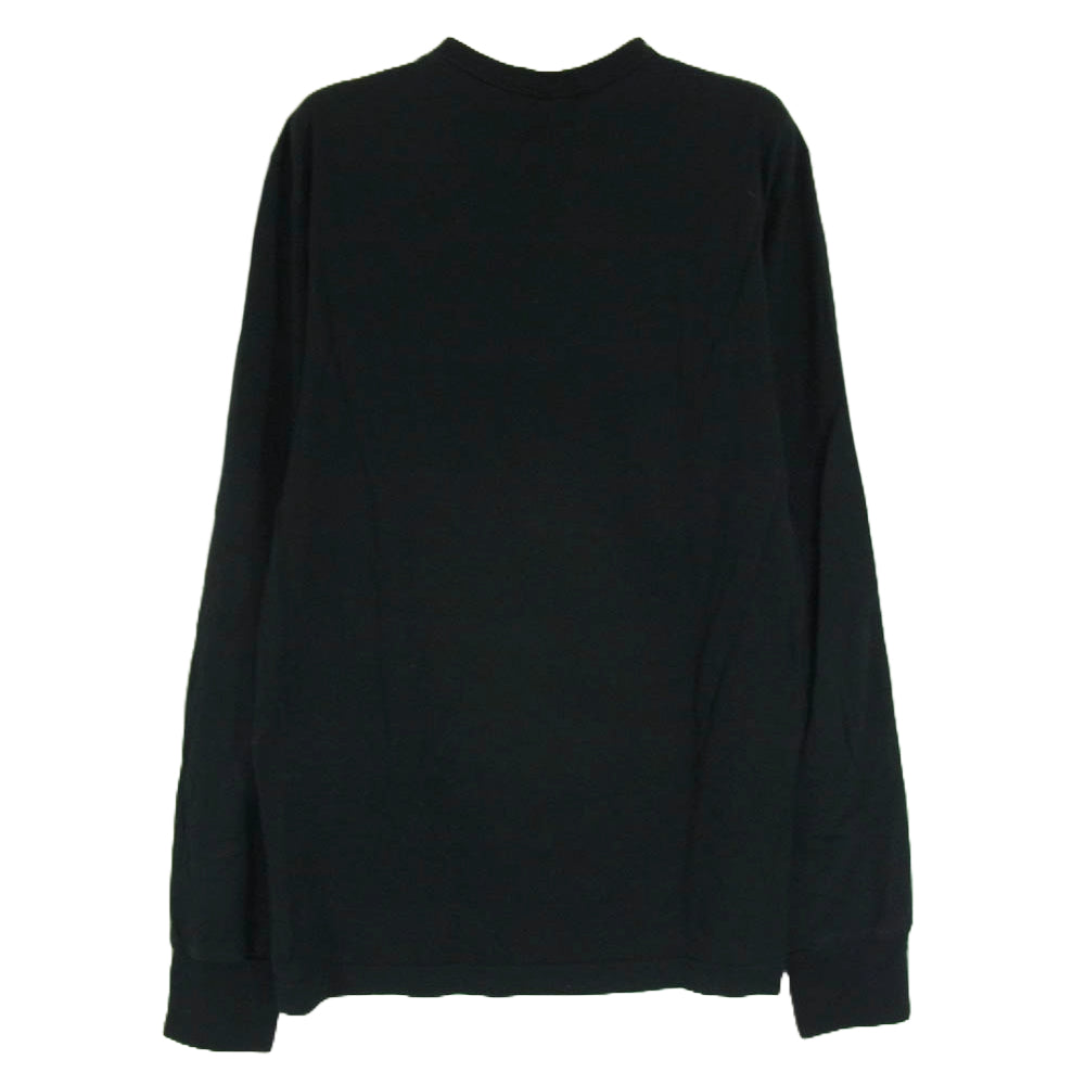 DOLCE&GABBANA ドルチェアンドガッバーナ クルーネック ロングスリーブカットソー 長袖 ブラック系 44【中古】