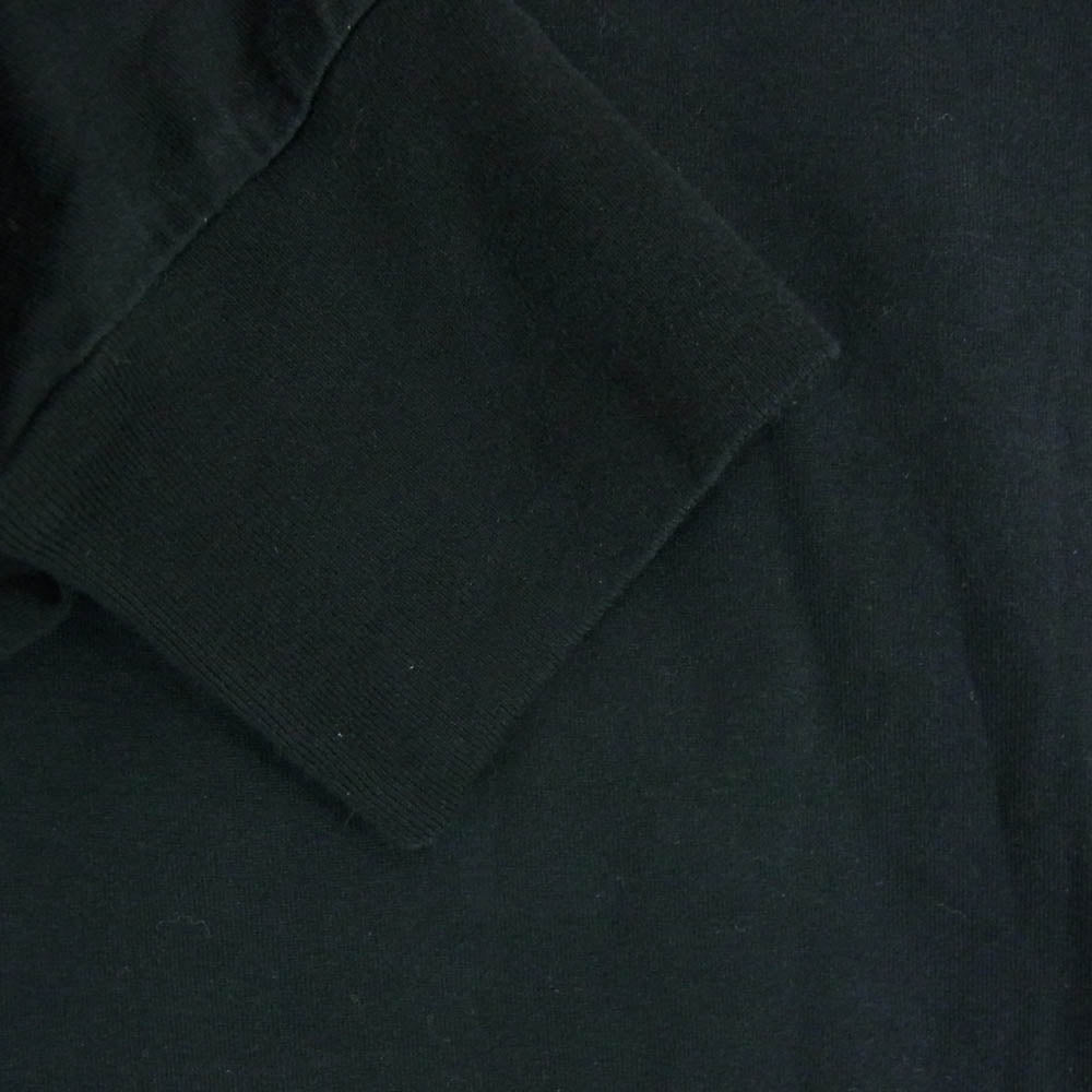 DOLCE&GABBANA ドルチェアンドガッバーナ クルーネック ロングスリーブカットソー 長袖 ブラック系 44【中古】