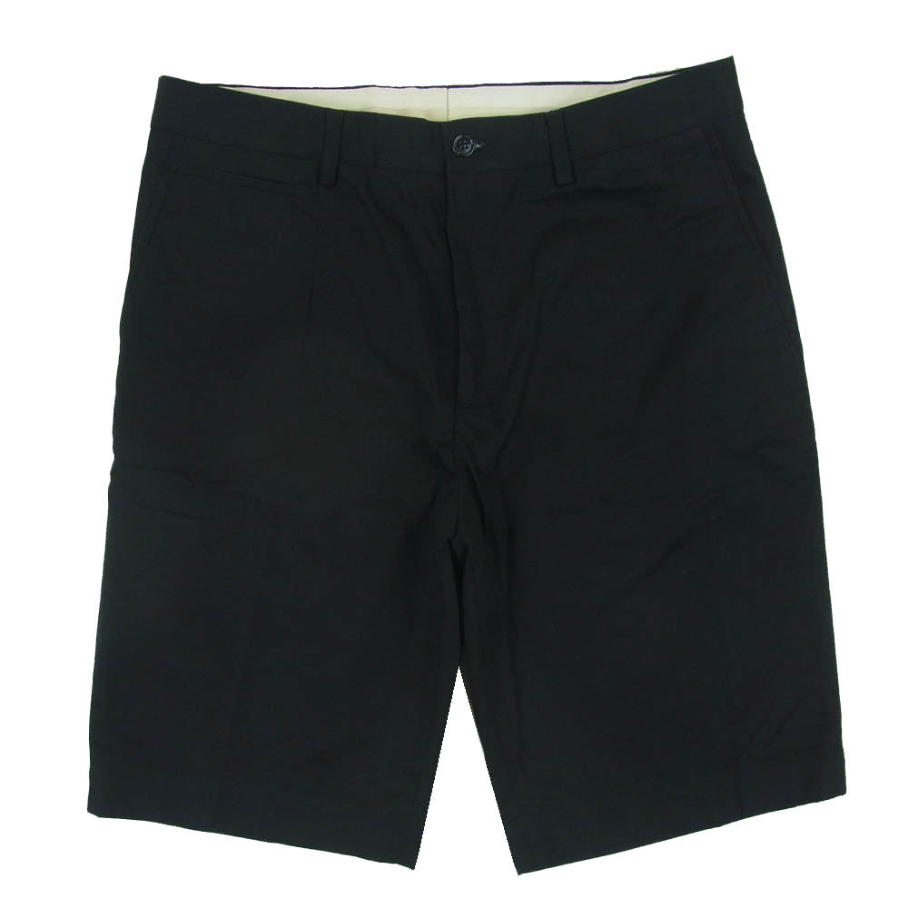 DOLCE&GABBANA ドルチェアンドガッバーナ コットン ショーツ ハーフ ショート パンツ イタリア製 ブラック系 46【中古】