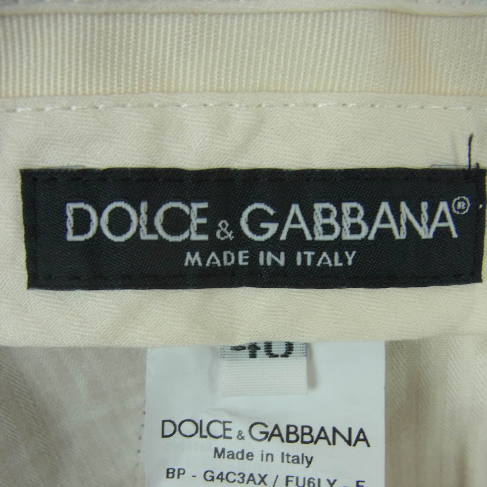 DOLCE&GABBANA ドルチェアンドガッバーナ コットン ショーツ ハーフ ショート パンツ イタリア製 ブラック系 46【中古】