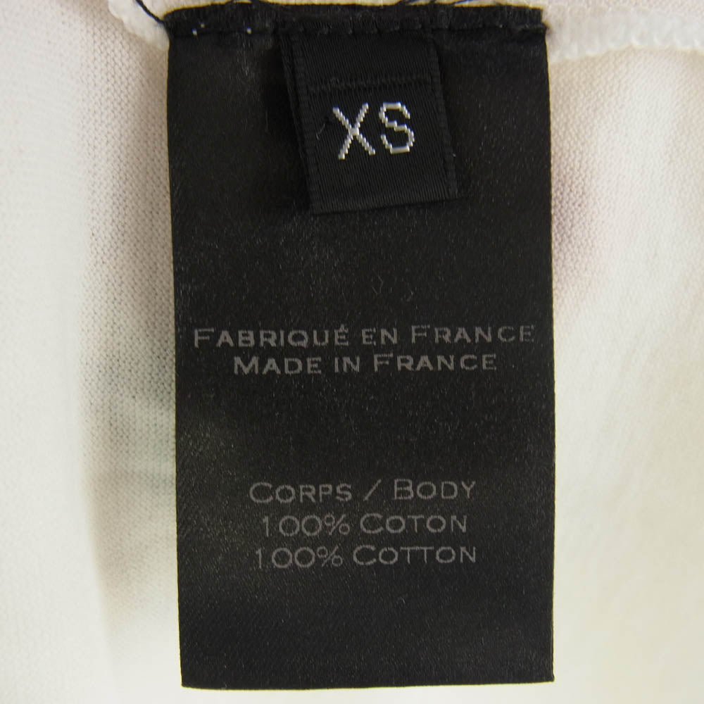BALMAIN バルマン 14SS キメラプリント クルーネック Tシャツ 半袖カットソー オフホワイト系 XS【中古】