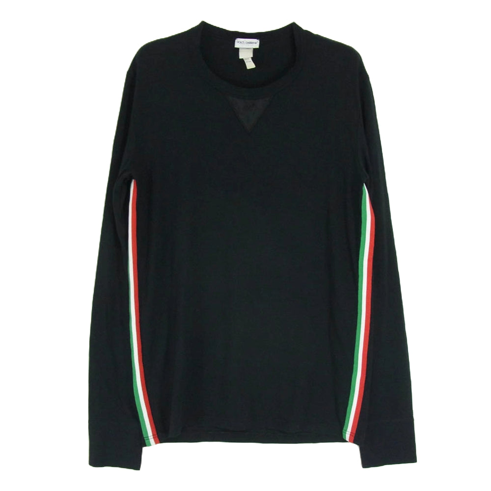 DOLCE&GABBANA ドルチェアンドガッバーナ サイドライン ロングスリーブ カットソー 長袖 S【中古】