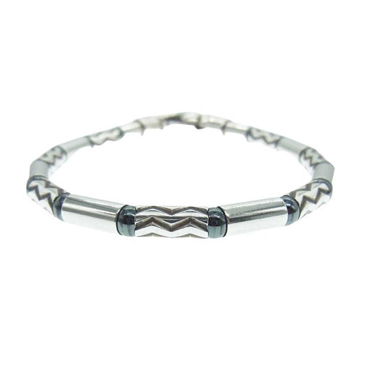 TIFFANY&Co. ティファニー ドイツ製 パイプ ビーズリンク ブレスレット アズテック ヘマタイト シルバー シルバー系【中古】