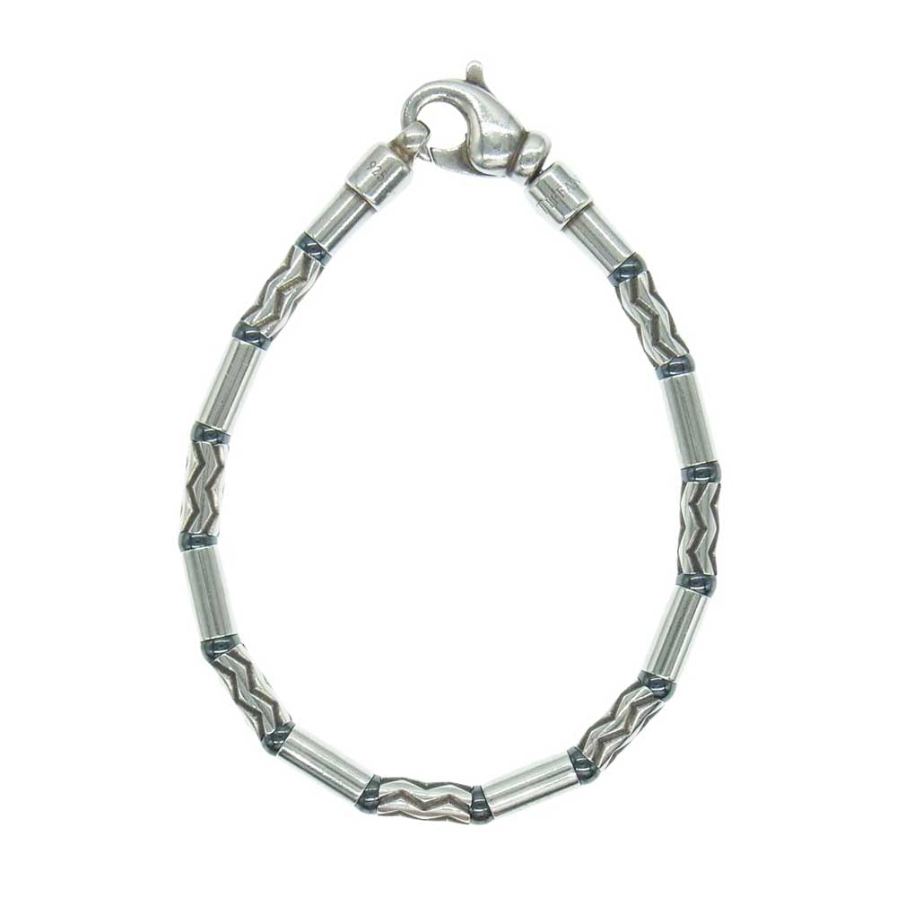 TIFFANY&Co. ティファニー ドイツ製 パイプ ビーズリンク ブレスレット アズテック ヘマタイト シルバー シルバー系【中古】