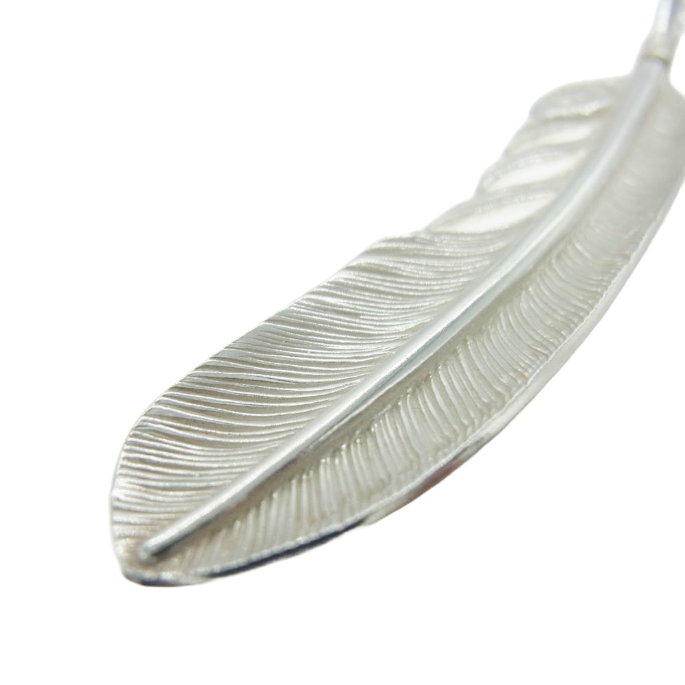 WINGROCK ウィングロック F-2 プレーン SVフェザー ネックレス ペンダント トップ 右向き シルバー系【中古】