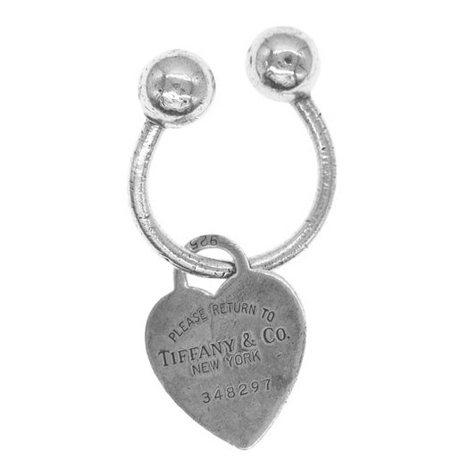 TIFFANY&Co. ティファニー リターン トゥ ハート タグ キーリング キーホルダー チャーム シルバー系【中古】