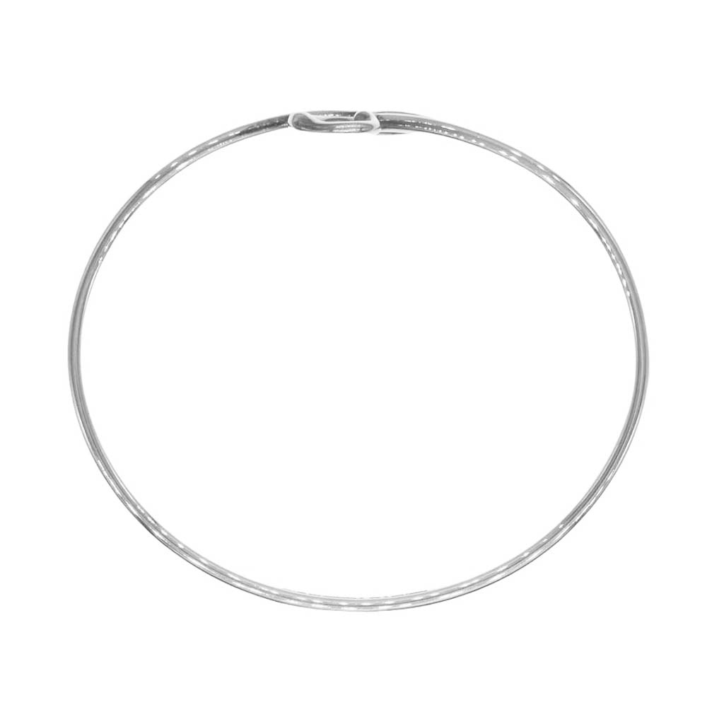 TIFFANY&Co. ティファニー エルサペレッティ ダブル オープン ハート バングル シルバー系【中古】