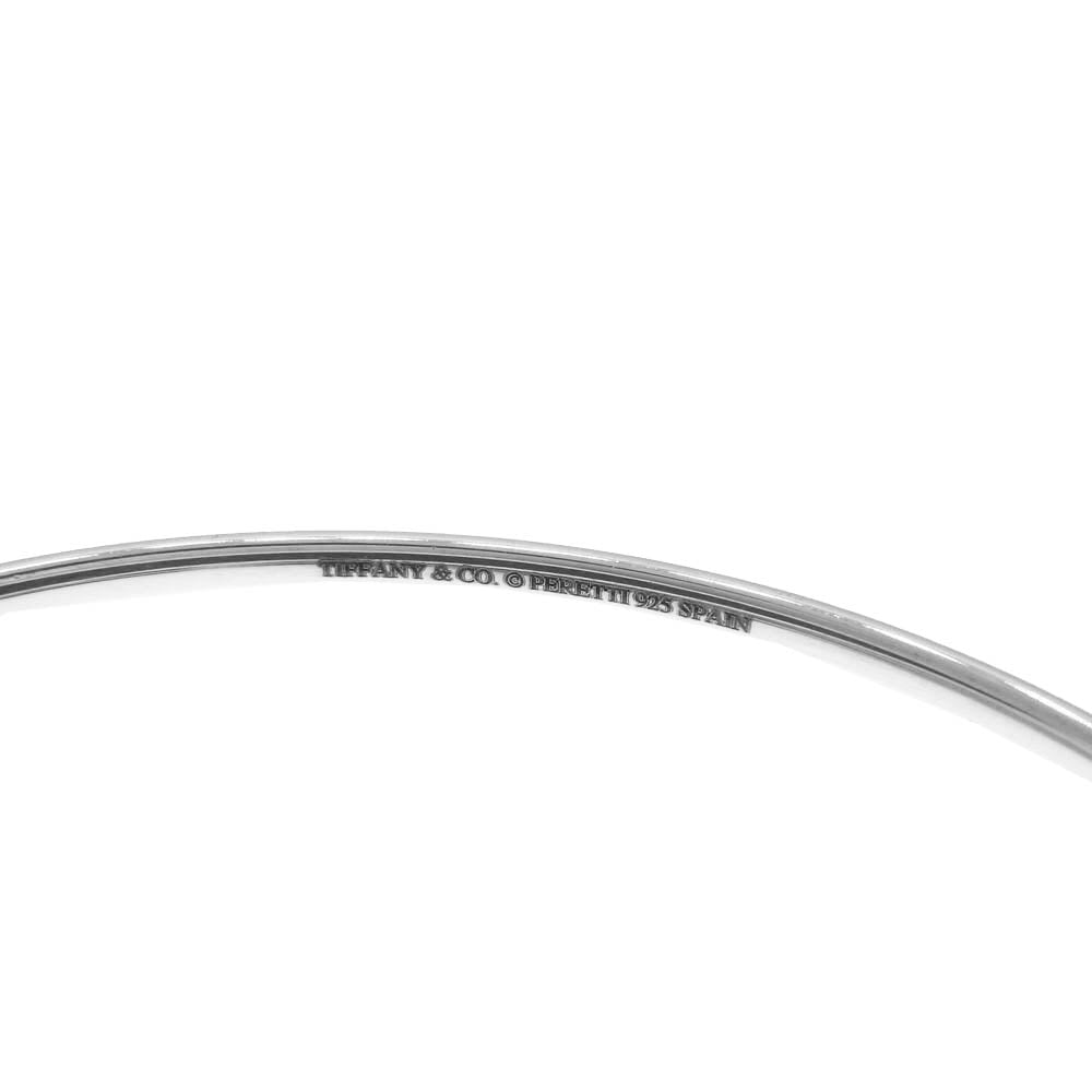 TIFFANY&Co. ティファニー エルサペレッティ ダブル オープン ハート バングル シルバー系【中古】
