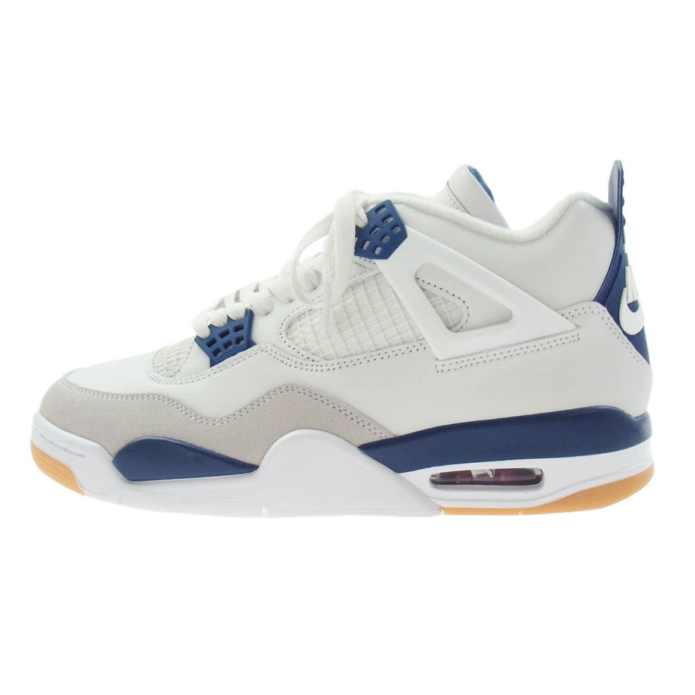 NIKE ナイキ DR5415-100 SB Air Jordan 4 Retro SP Summit White/Navy エアジョーダン4 レトロ SP サミットホワイト/ネイビー ハイカット スニーカー ホワイト系 ブルー系 27cm【極上美品】【中古】