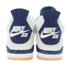 NIKE ナイキ DR5415-100 SB Air Jordan 4 Retro SP Summit White/Navy エアジョーダン4 レトロ SP サミットホワイト/ネイビー ハイカット スニーカー ホワイト系 ブルー系 27cm【極上美品】【中古】
