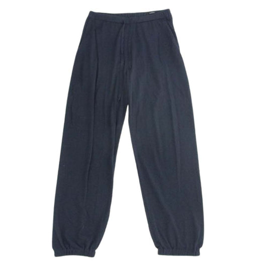 COMOLI コモリ 23SS X01-06006 カシミヤ シルク ニット パンツ ネイビー系 3【中古】
