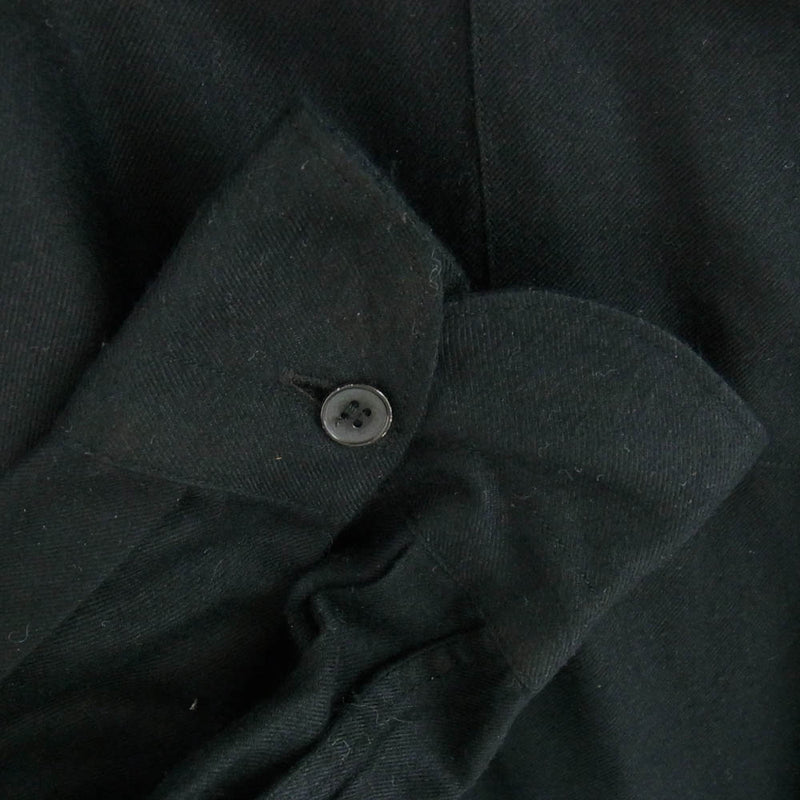 COMOLI コモリ 23SS X01-02007 シルク ネル スキッパー シャツ 長袖