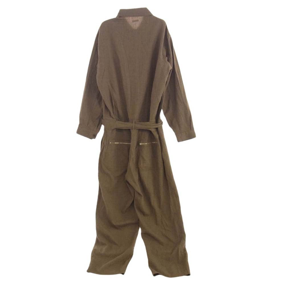 COMOLI コモリ 23AW Y03-01004 縮絨 ウール オールインワン ブラウン系