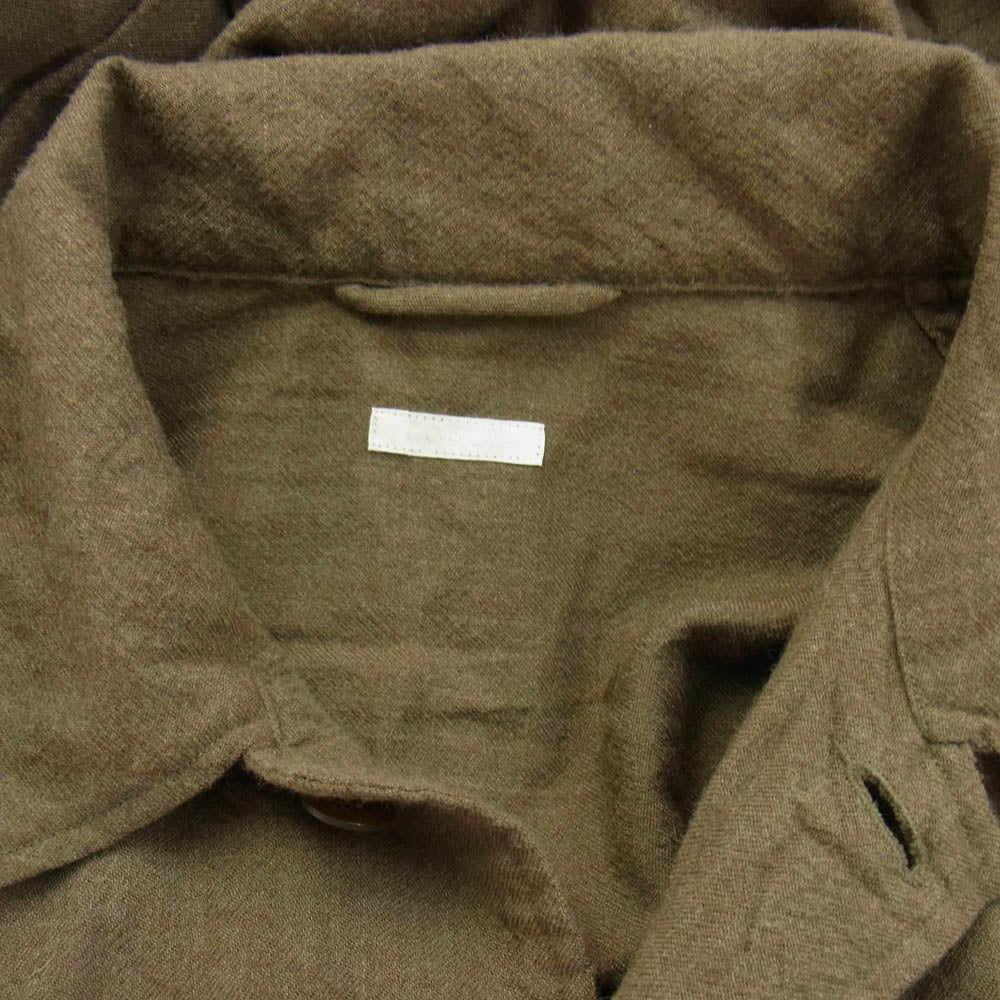 COMOLI コモリ 23AW Y03-01004 縮絨 ウール オールインワン ブラウン系 3【中古】