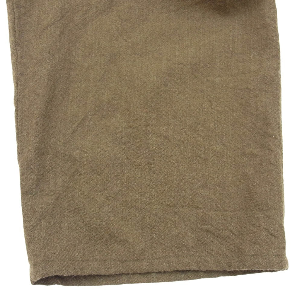 COMOLI コモリ 23AW Y03-01004 縮絨 ウール オールインワン ブラウン系 3【中古】