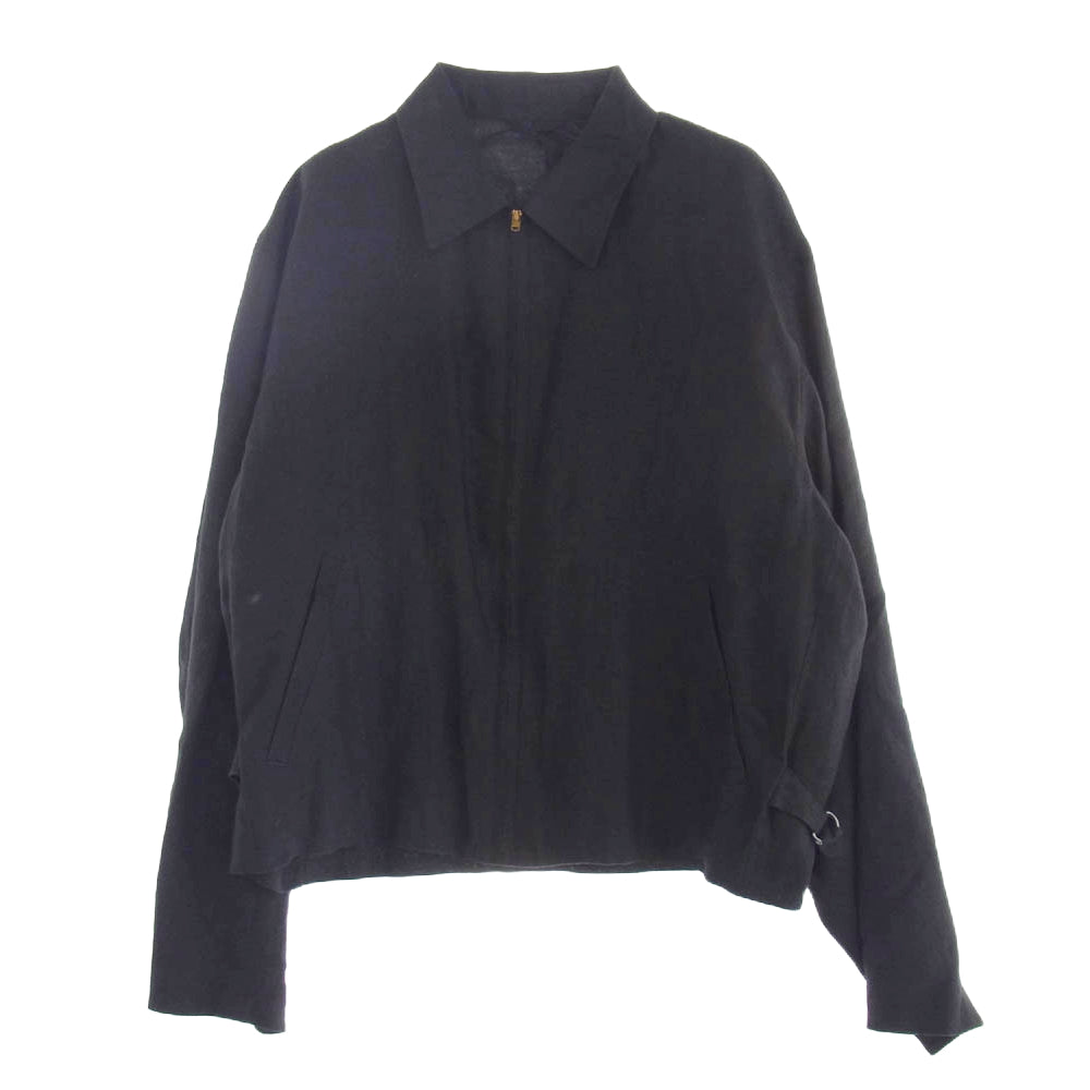 COMOLI コモリ 24SS Z01-01007 カナパ ジップ ショート ジャケット ブラック系 3【中古】