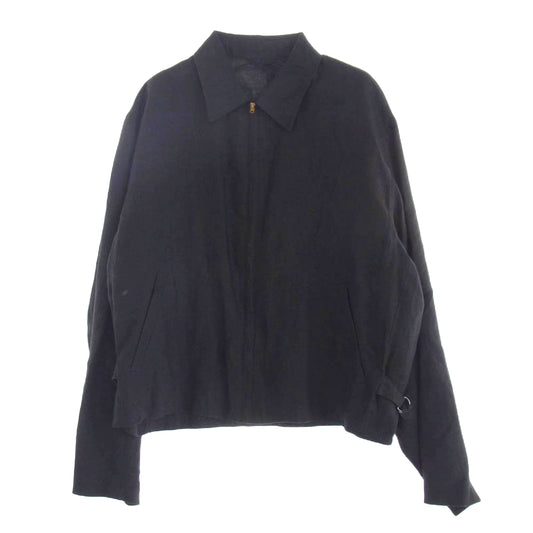 COMOLI コモリ 24SS Z01-01007 カナパ ジップ ショート ジャケット ブラック系 3【中古】