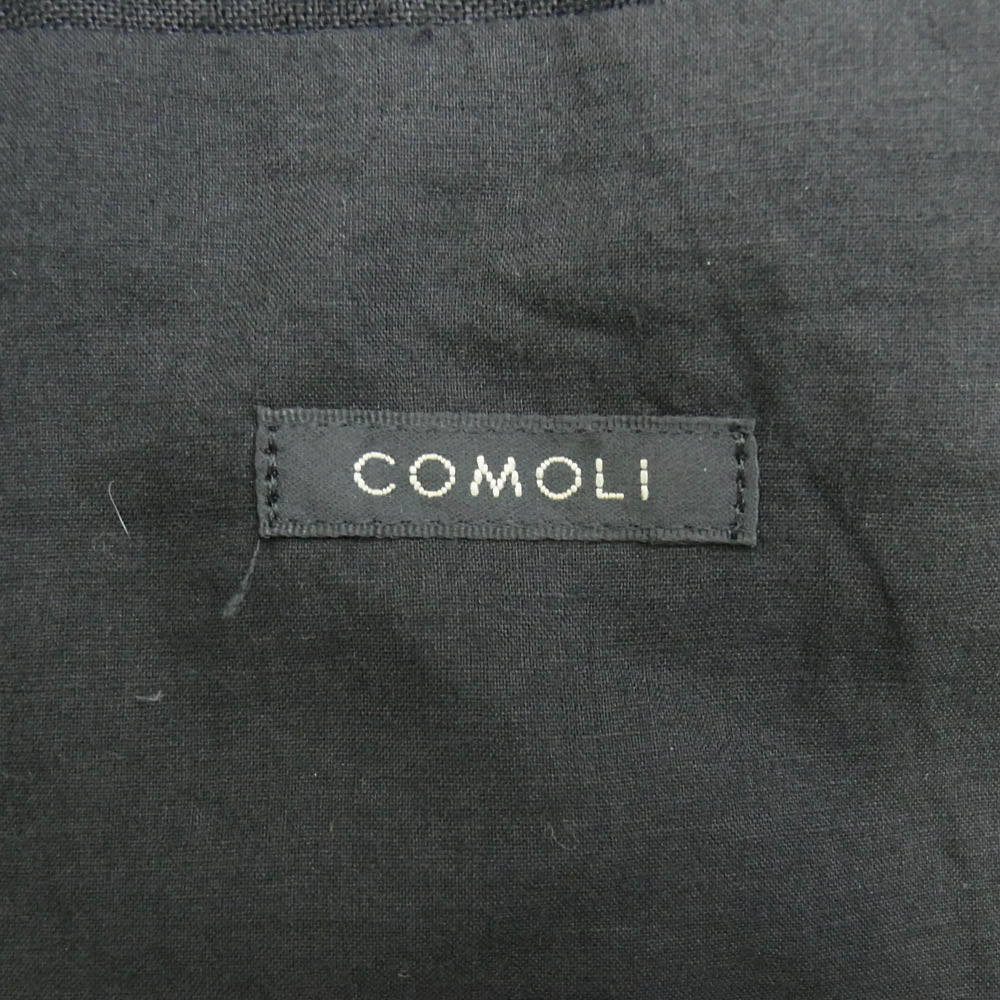 COMOLI コモリ 24SS Z01-01007 カナパ ジップ ショート ジャケット ブラック系 3【中古】