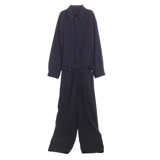 COMOLI コモリ 21AW U03-01011 ウールギャバ オールインワン ダークネイビー系 3【中古】