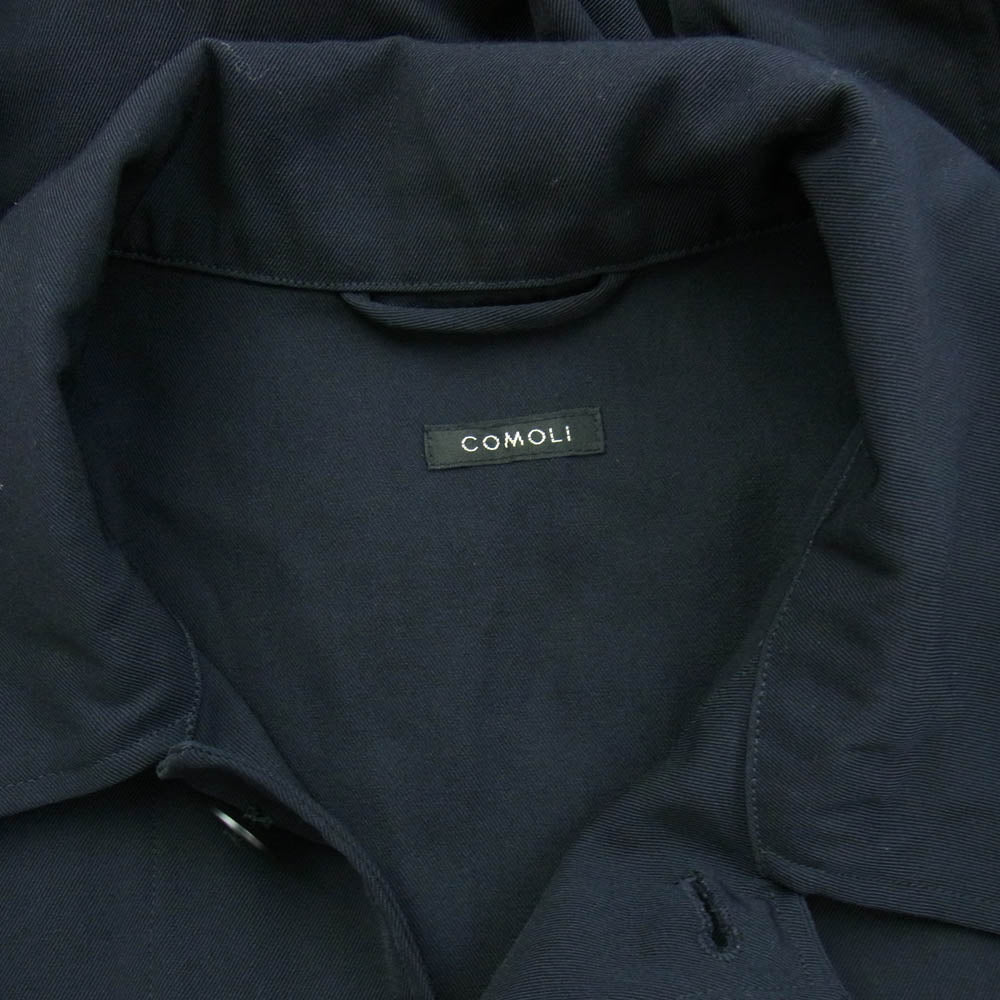 COMOLI コモリ 21AW U03-01011 ウールギャバ オールインワン ダークネイビー系 3【中古】