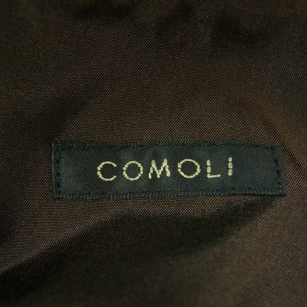 COMOLI コモリ 24AW A03-01016 スエード レザー 2B テーラード ジャケット ブラウン系 3【中古】