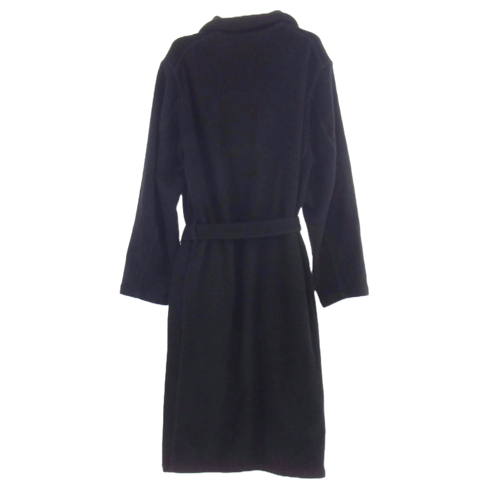 COMOLI コモリ 24AW A03-04007 CASHMERE ROBE COAT カシミヤ 100% ローブ コート ブラック系 1【中古】