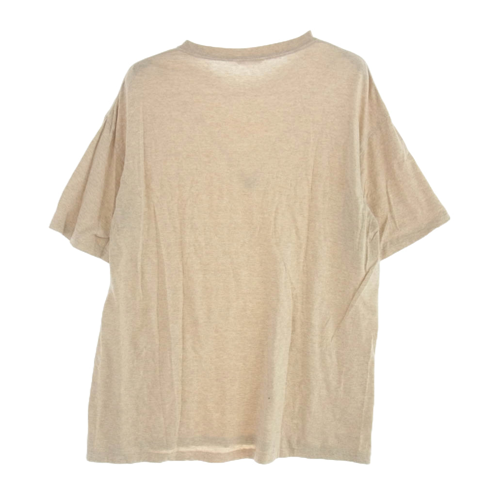 AURALEE オーラリー AOOT01ST SEAMLESS CREW NECK TEE シームレス クルーネック Tシャツ 半袖カットソー ベージュ系 5【中古】