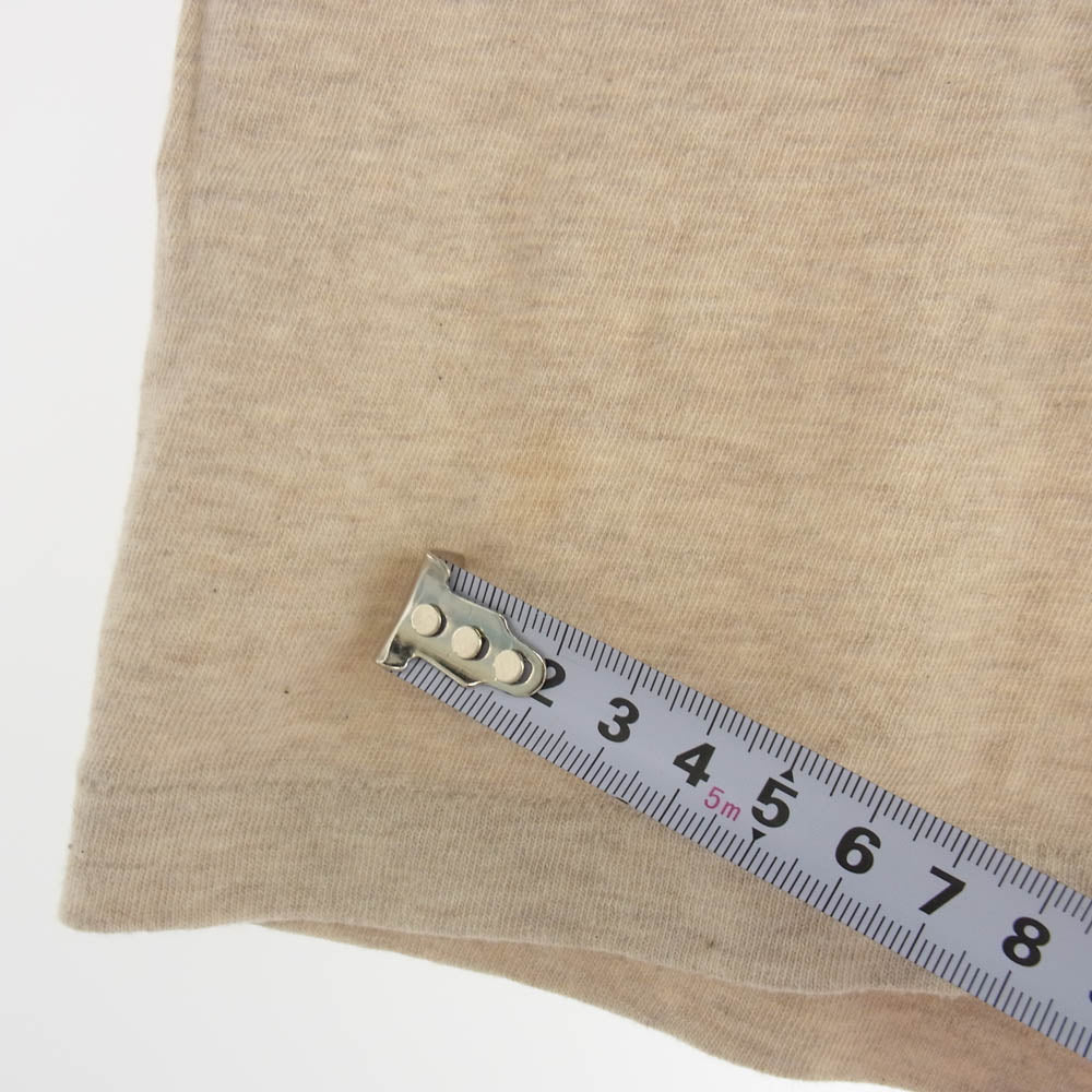 AURALEE オーラリー AOOT01ST SEAMLESS CREW NECK TEE シームレス クルーネック Tシャツ 半袖カットソー ベージュ系 5【中古】