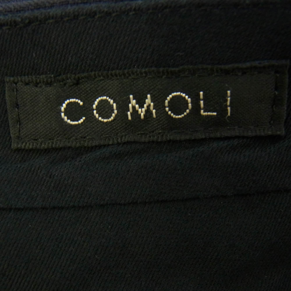 COMOLI コモリ 22SS V01-03003 WOOL 2TUCK PANTS ウール 2タック パンツ ネイビー系 2【中古】